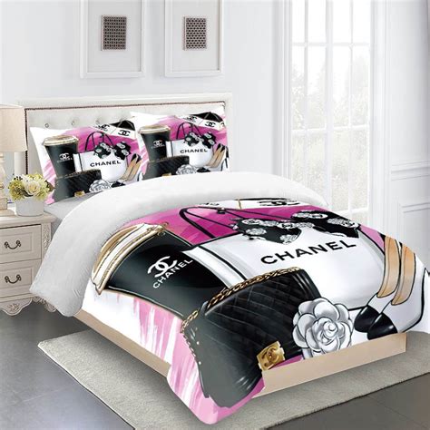 chanel inspired bedding set.